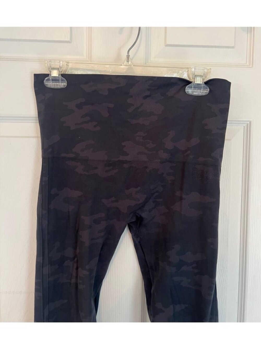 Spanx High Waist Military Camo Leggings XL Compression Active Athletic - Picture 2 of 5